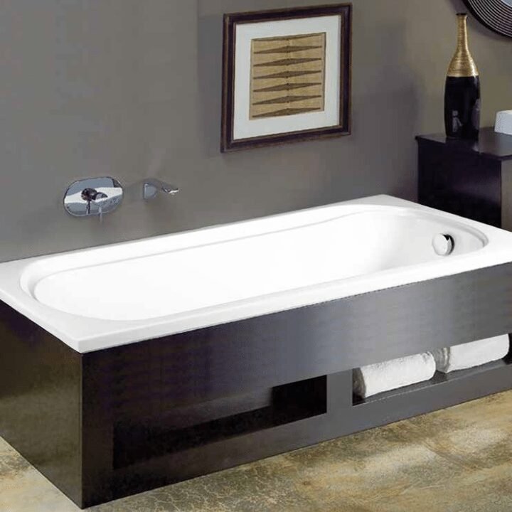 Serenity in style: lotus acrylic bathtub – 170x70x35cm dimensions for a blissful bathing experience