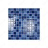 Midnight Splendor Series Sky Blue & Cobalte Blue & Midnight Blue Mixed Iced Flower Texture Crystalline Glazed Porcelain Mosaic