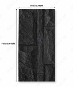 MARMOTH GREY 3D Matt 30x60cm Ceramic Indoor Outdoor Walls Ttile