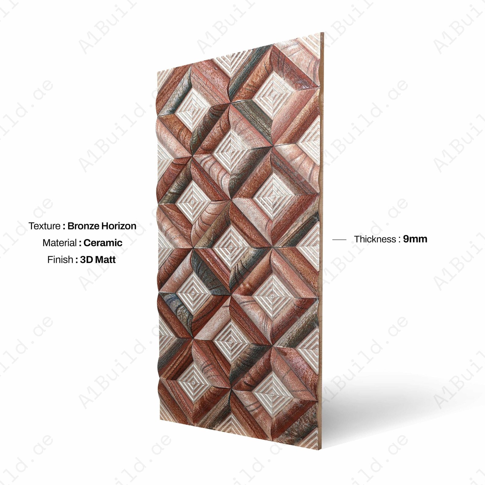 MOTETO 3D Matt 30x60cm Ceramic Indoor Outdoor Walls Tile - Image 2