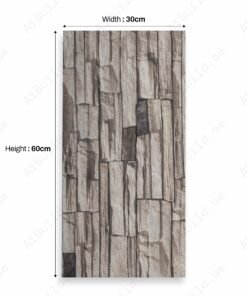 Melbrown Beige 30x60cm Ceramic Tiles UAE – 09 mm 3D Matt Finish