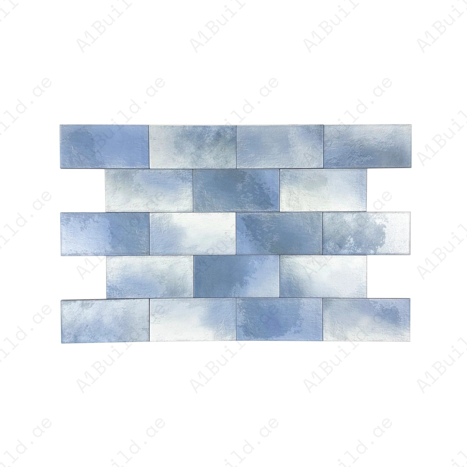 Midnight Navy Matte Ceramic Artisanal Tile - Image 2