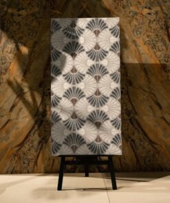 Alternative view of Mosaican Grey Porcelain Tile 60x120cm – Glitter on Matt Finish