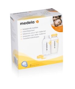 Alternative view of Medela 2 Pieces Breastmilk Bottles 250 Ml - Safe And Bpa - Free, Accurate Measurement Markings And Compatible With Medela Breast Pumps