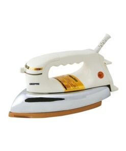 GEEPAS Automatic Dry Iron- Durable Teflon Plated Sole Plated| Auto Shut Off, Temperature Setting Dial, Overheat Protection 1200 W GDI2780 Multicolour