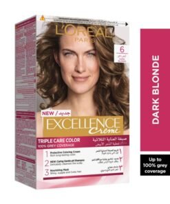 L'OREAL PARIS Excellence Creme Triple Care and Protection - Permanent Hair Color -192ml 6.0 Dark Blonde 192ml
