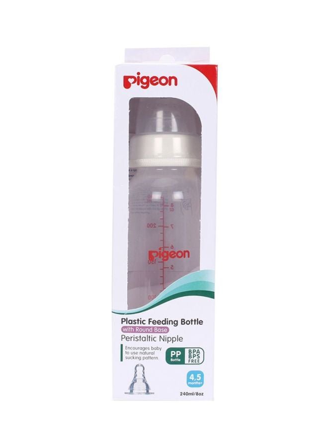 pigeon Plastic Feeding Bottle With Round Base Assorted - Image 2