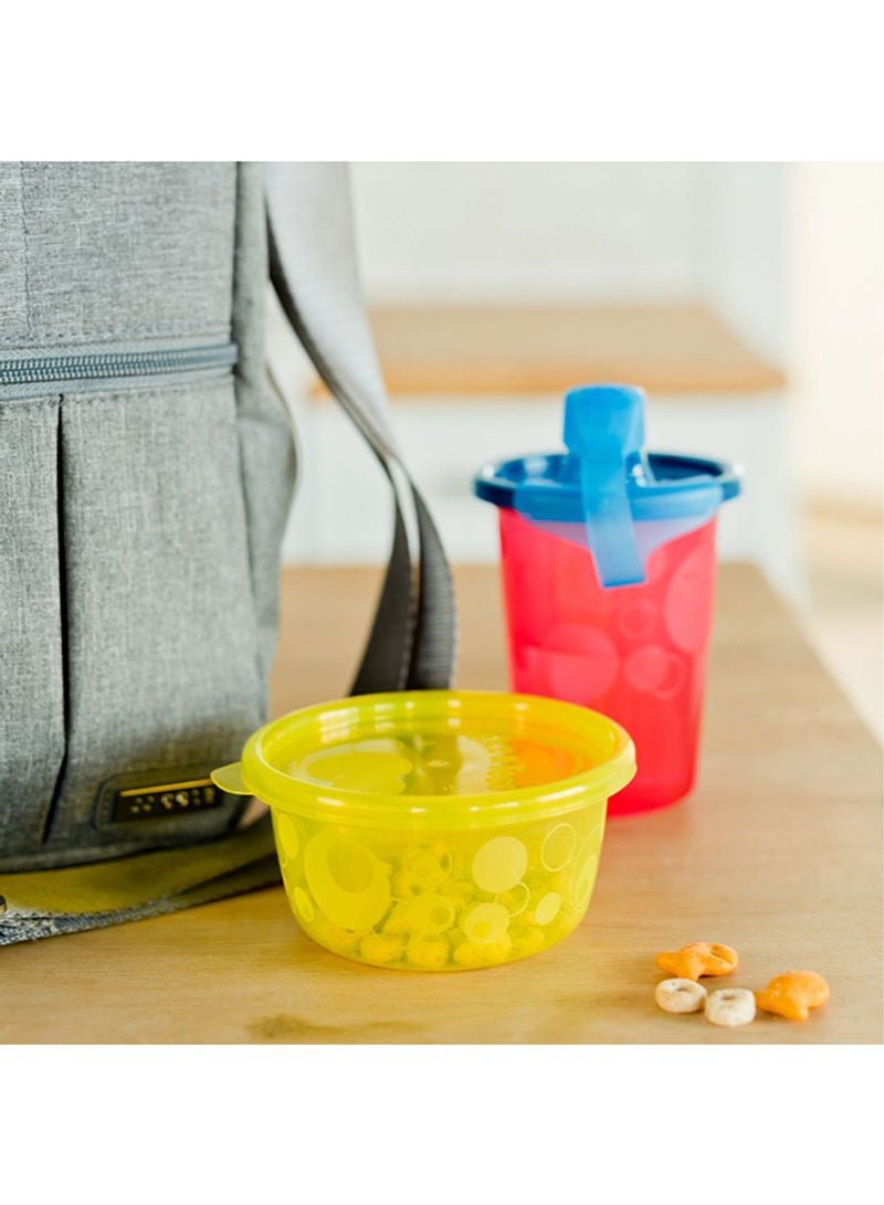 Take & Toss Pack Of 6 Spill Proof Sippy Cup, 207ml - Multicolour-Y1300 - Image 2