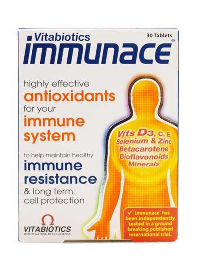 Vitabiotics Pack Of 30 Tablets Immunace