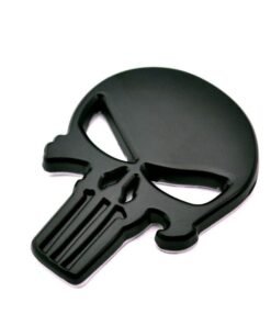 Skull Car Emblem Sticker