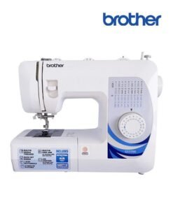 brother Traditional Metal Chassis Electric Sewing Machines Featuring 37 Built-In Stitch Selections For Convenient And Versatile Sewing | This Sewing Machine Features A Built-In Needle Threader And Quick Set Bobbin | 1-Step Buttonhole And | Made In Vietnam GS3700 White/Blue/Silver