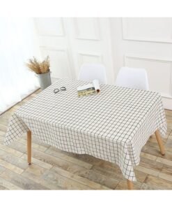 OUTAD Dining Table Cover Black/White
