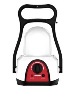 GEEPAS Rechargeable Camping Lantern, 48 Pcs LED Light Dimmer Function - 360 Degree Rotation - Portable, Lightweight, Carry Handle | 2 years warranty White/Red/Black