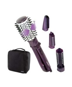 Babyliss Brushing 1000 Air Brush 2736SDE With 4 Attachments Purple