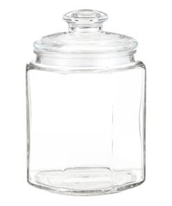Claro Glass Storage Jar With Lid Clear 1.5Liters
