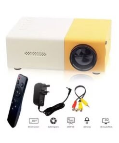 docooler YG300 Portable QVGA LED 400 Lumens Projector With Remote Control YG300 White/Yellow