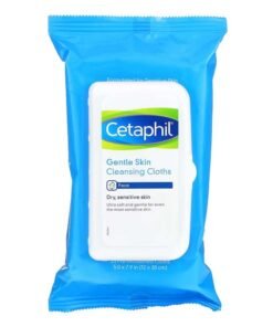 Cetaphil Gentle Skin Face Cleansing Cloths Dry Sensitive Skin 25 Piece (12X20)cm