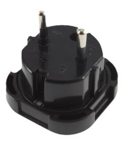 VANDER LIFE UK To EU AC Travel Plug Adapter Black