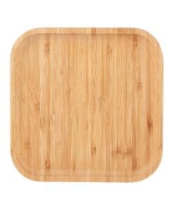 Liying Wooden Square Serveware Brown 2.5x20x20cm