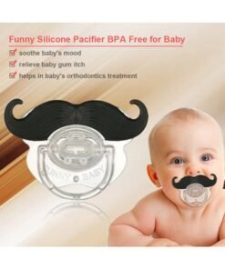Alternative view of ANSELF Soft Silicone BPA Free Funny Mustache Pattern Soother Pacifier For Baby