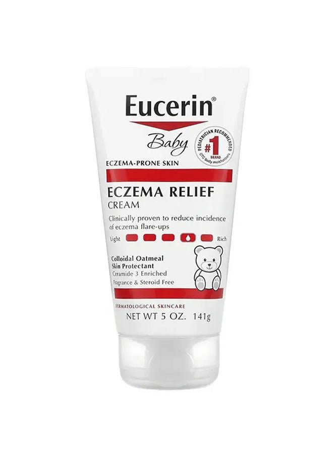 Eucerin Eczema Relief Body Cream for Gently Moisturizes Skin, Organic Skincare Routine, 141g