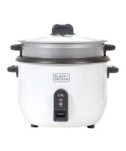 BLACK+DECKER Cup Rice Cooker 2.8 L 1100 W RC2850-B5 White/Black/Silver