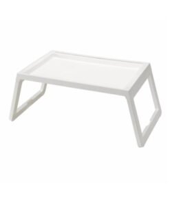 Foldable Bed Table Tray White 55x31x36cm