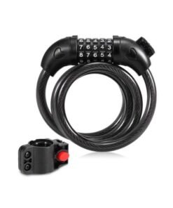 Alternative view of 5-Digit Code Combination Bike Lock Cable 1.2meter 1.2meter