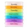 Seven Day Pill Box Storage Organiser
