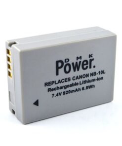 DMK Replacement Battery For Canon Powershot G15/Sx40/Sx50/Hs G1x White