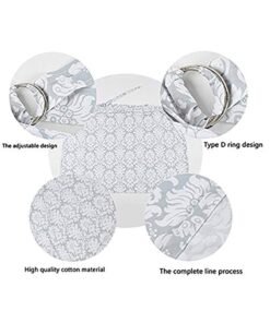 Alternative view of WskY Patterned Design Combed Cotton Baby Nursing Cover And Bib