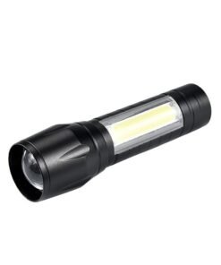 Voberry Flashlight Lamp Hand Torch USB Charge Outdoor Tactical Black/Yellow