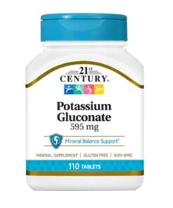 21st Century Potassium Gluconate Dietary Supplement 595mg - 110 Tablets