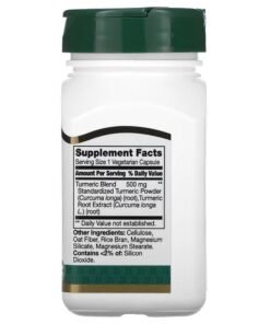 21st Century Turmeric Complex 500 Mg - 60 Vegetable Capsules