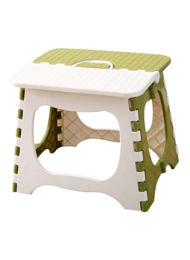 Sharpdo Foldable Step Stool Green/White 24x18x19cm