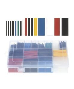 580-Piece Assorted Sleeving Wrap Wire Cable Kit Multicolour
