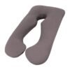 Stylie U Shape Multi-Functional Comfortable Maternity Pillow Polyester - Grey Polyester Grey 70x25x120cm