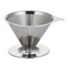 Coffee Filter Pour Over Funnel Brew Drip Tool Silver 100grams