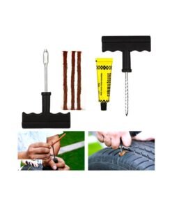 Tyre Puncture Repair Kit Tubeless Car Motorcycle Van Bike Tool Plug Emergency