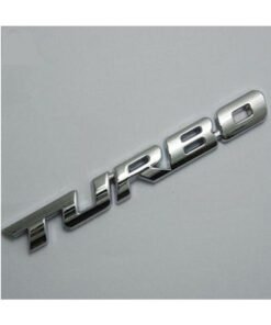 Bluelans Cool 3D Letter Turbo Car Decal Sticker