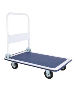 Foldable Platform Trolly Blue/White