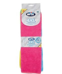 arix Pack Of 4 Microfiber Cleaning Towel