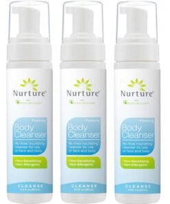 nurture 3-Piece No Rinse Body Wash And Shampoo Set