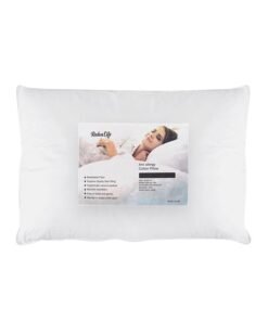 Rahalife Anti Allergy Pillow Cotton Blend White 45x70centimeter