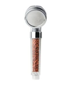 Shower Head With Filter Silver/Clear/Brown