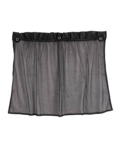 2-Piece Universal Car Sun Shade Cloth Curtain With 6 Suckers