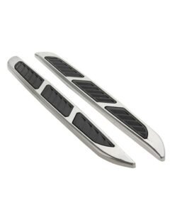 2-Piece Bonnet Air Flow Vent Fender Sticker For Car Decoration