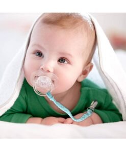 RIXI 4-piece Soft Durable and Lightweight Pacifier Nipple Holder Set for Newborn Baby