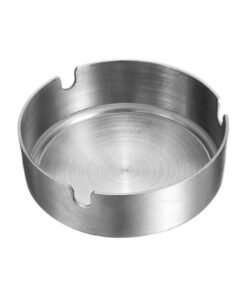 Arch Steel Ashtray Silver 100x30mm