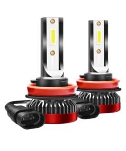 Pair Of LED Headlight Fog Lamp For H7 Car